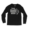 this beard needs beer Long Sleeve Shirts