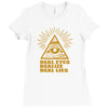 real eyes realize real lies Ladies Fitted T-Shirt