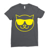 cat cool Ladies Fitted T-Shirt