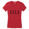 elle Women's V-Neck T-Shirt