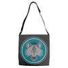 wolf nice Adjustable Strap Totes