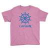 shirt steuerrad yacht boot ship sailing captain segeln kapit&auml;n Youth Tee