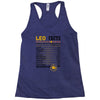 Leo Facts Zodiac Racerback Tank