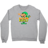 raised by elves elf christmas Crewneck Sweatshirt