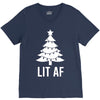 lit af V-Neck Tee