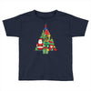 christmas tree made of bells stocking santa Toddler T-shirt
