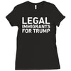 legal immigrants for trump Ladies Fitted T-Shirt