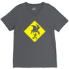 pterosaur warning V-Neck Tee