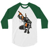 deathstroke marron 3/4 Sleeve Shirt