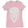 minimalist reaper mask Ladies Fitted T-Shirt
