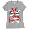 addict x mysterious al mask Ladies Fitted T-Shirt