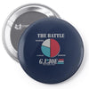 half the battle Pin-back button