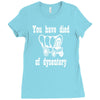 you have died of dysentery Ladies Fitted T-Shirt