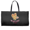 pizza my heart (2) Weekender Totes