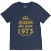 queens are born in 1973 V-Neck Tee