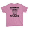 Super October Girl Youth Tee