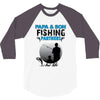 Papa And Son Fishing Partners For Life 3/4 Sleeve Shirt