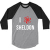 i heart sheldon 3/4 Sleeve Shirt