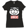 obese (collab with jay hai) Ladies Fitted T-Shirt