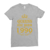 queens are born in 1990 Ladies Fitted T-Shirt