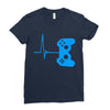 game heart beat Ladies Fitted T-Shirt