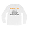 February Girl Hated By Many Long Sleeve Shirts