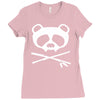 panda vampire skull Ladies Fitted T-Shirt