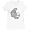 soft ass Ladies Fitted T-Shirt