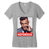 conor mcgregor notorious Women's V-Neck T-Shirt