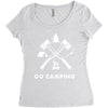 Go Camping Women's Triblend Scoop T-shirt
