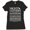 night's watch vow got christmas Ladies Fitted T-Shirt