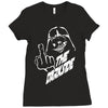 darth vader star wars fun party trance  mycultshirt kult shirt neu2 Ladies Fitted T-Shirt