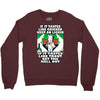 if it tastes like chicken, funny rude ideal birthday present Crewneck Sweatshirt