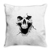 skull ghosts Throw Pillow