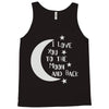 i love you to the moon and back babygrow Tank Top