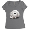 love skul Women's Triblend Scoop T-shirt