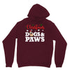 christmas dogs and paws Unisex Hoodie