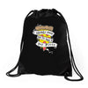 solemnly pizza Drawstring Bags