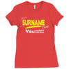 it's a surname thing Ladies Fitted T-Shirt