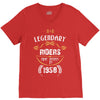 legendary riders are born in 1958 V-Neck Tee