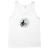Dinosaur Riding A Bike To The Moon Tank Top