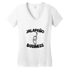jalapeno business Women's V-Neck T-Shirt