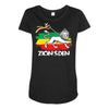 lion's den lion Maternity Scoop Neck T-shirt