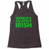 world's okayest irish Racerback Tank