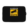as seen on cctv chav rude,funny,cool,modern,fun Laptop sleeve