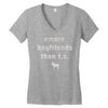 more boyfriends than ts Women's V-Neck T-Shirt