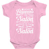 what happens in the salon Baby Bodysuit