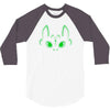 neon toothless 3/4 Sleeve Shirt