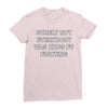 surely not everybody was kung fu fighting Ladies Fitted T-Shirt