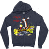calvin hobbes Zipper Hoodie